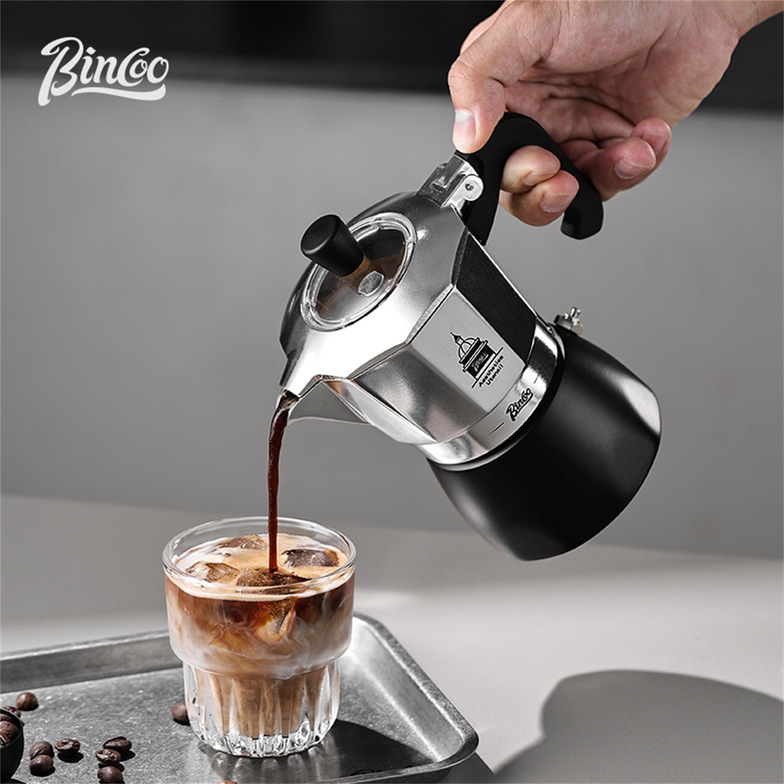 Coffee Equipment For Sale - BINCOO Double Valve Moka Pot，Espresso Extraction