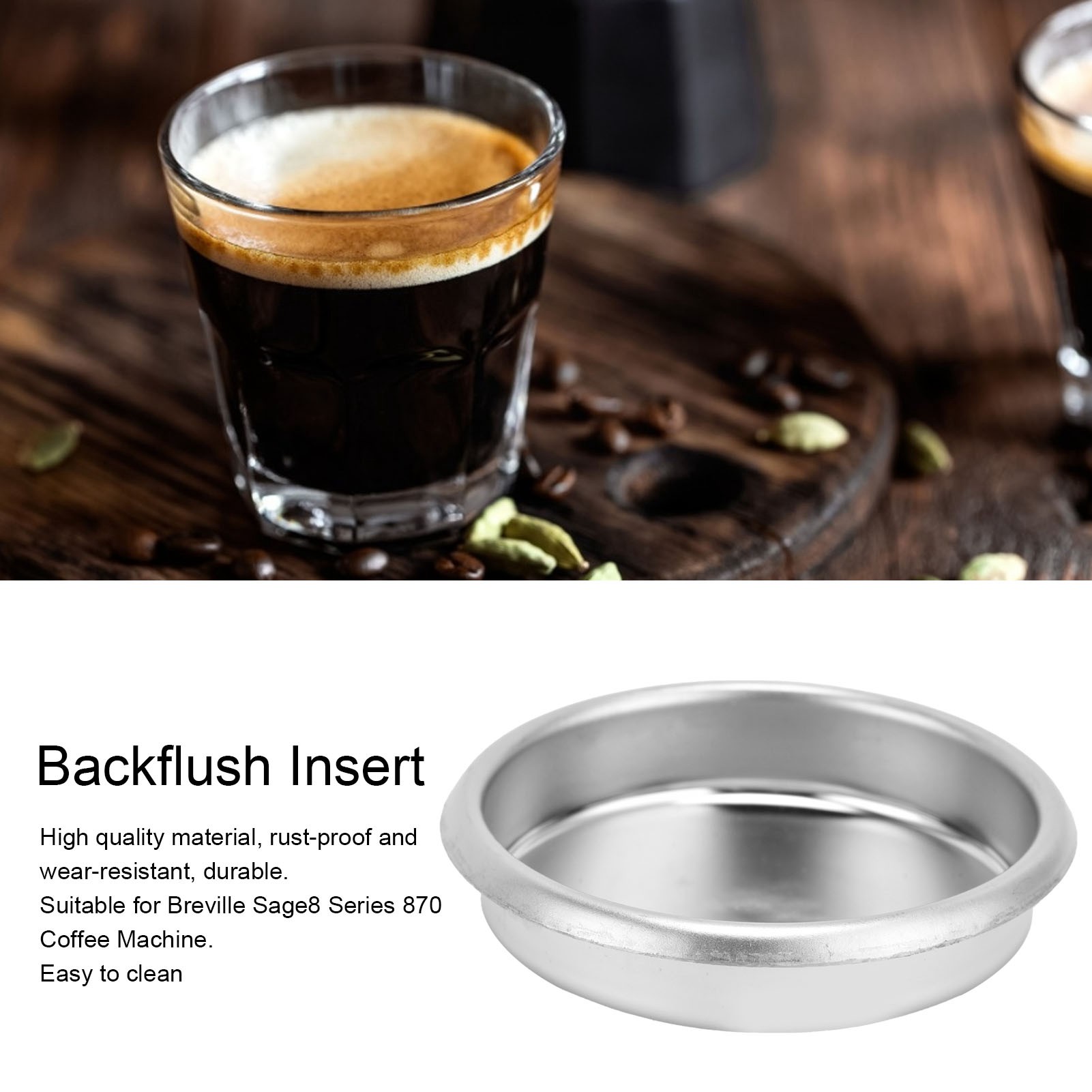 54mm Coffee Machine Stainless  - Blind Filter Disc 评论和价格