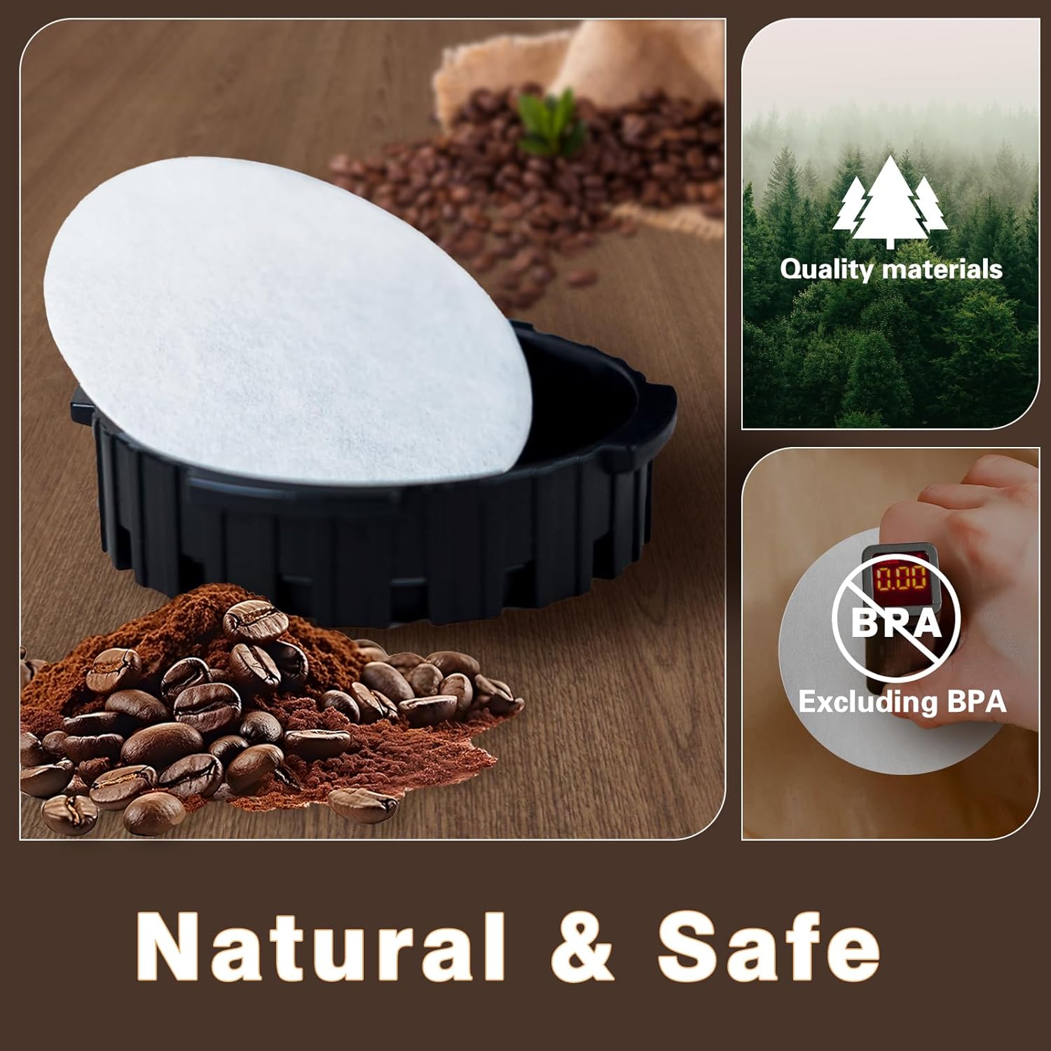 Round Coffee Filters, Compatib - Coffee Equipment For Sale 评论和价格