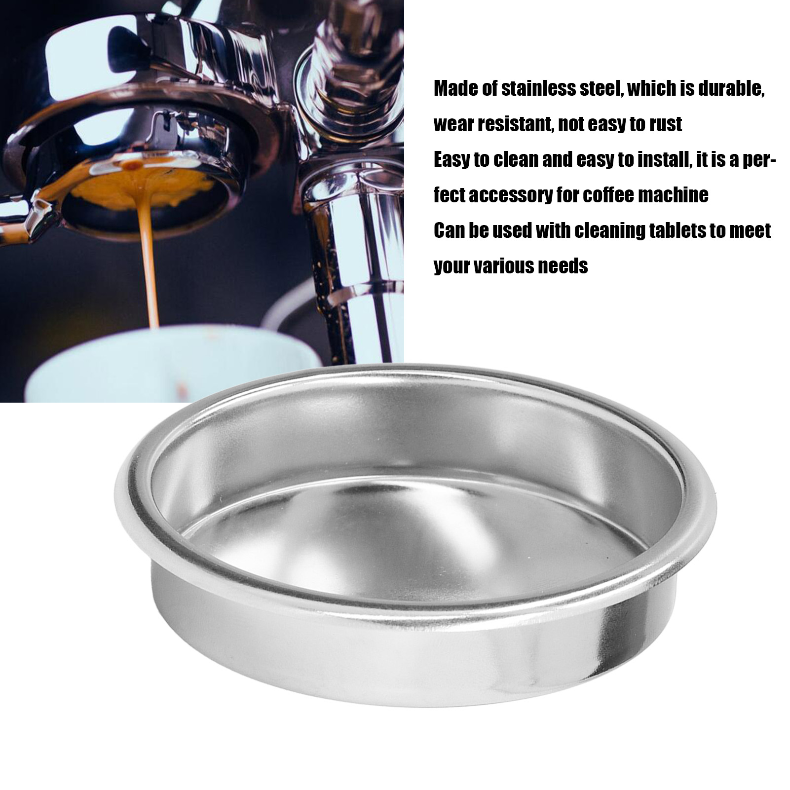 58mm Stainless Steel Backflush - Blind Filter Disc 评论和价格