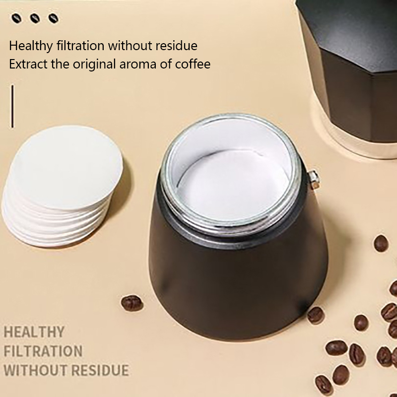 100Pcs Round Coffee Filter Pap - Coffee Equipment For Sale 评论和价格