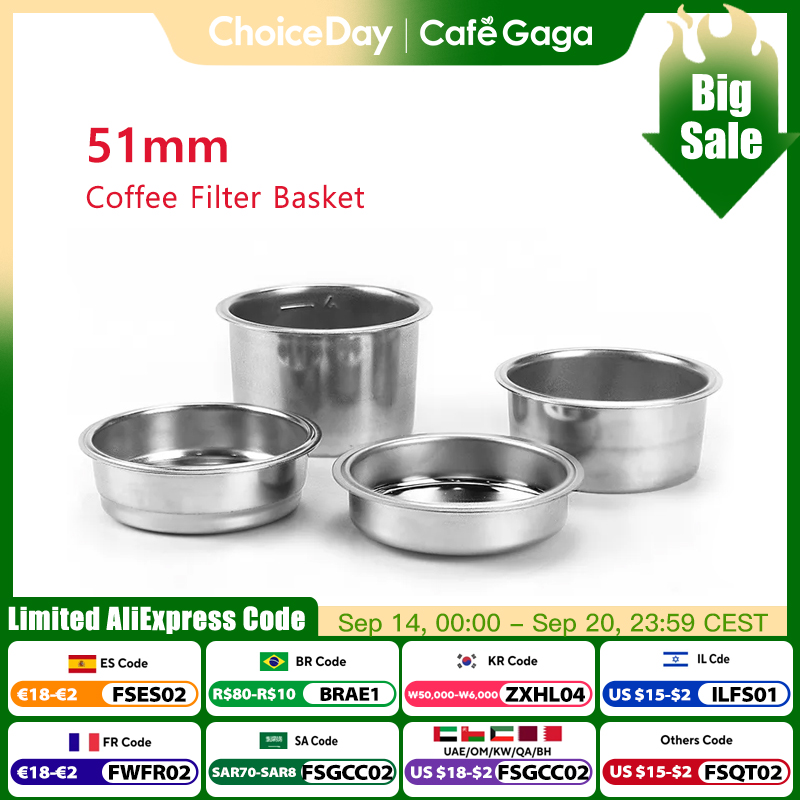 51mm Coffee Filter Basket For  - Coffee Equipment For Sale 评论和价格